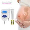 Pregnancy Baby fetus Heart Rate Monitor Fetal Doppler Recorder Sound+Free Gel