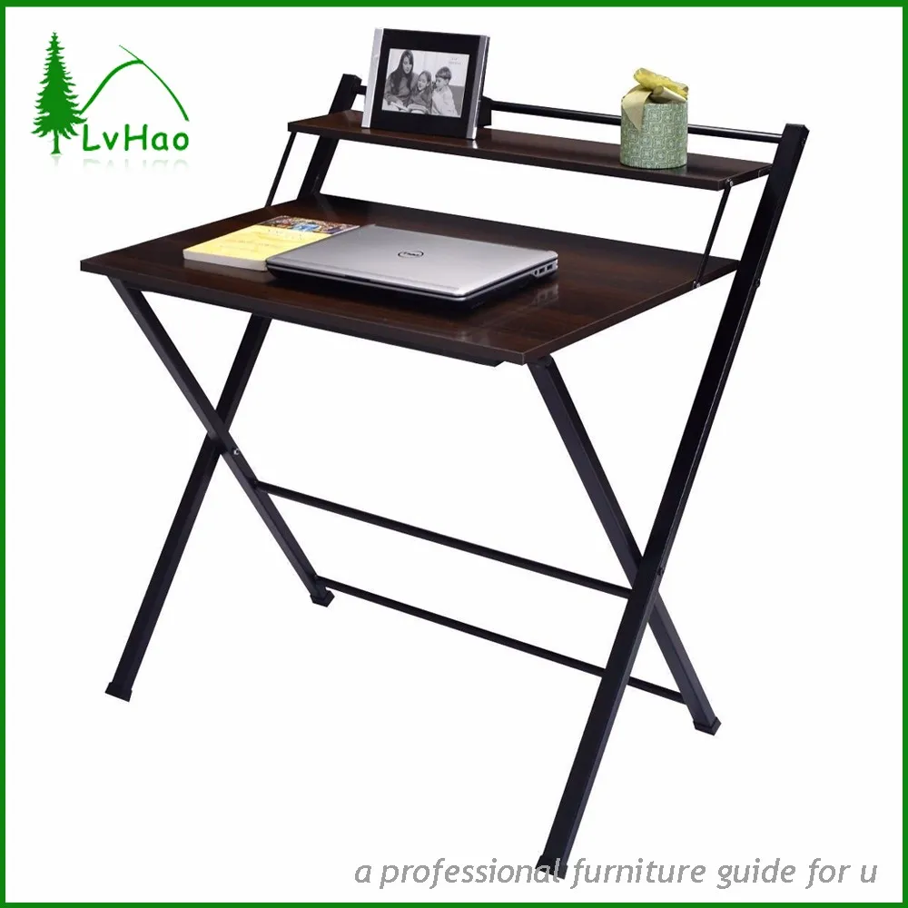 2 -tier Foldable And Portable Wooden Study Table Design ... on {keyword}