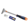 ABS+TPR handle professional wallpaper scraper knife with 5pcs spare blade