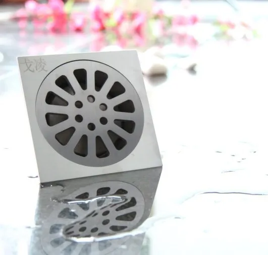Aisi Customized Bathroom 50mm Shower Room Floor Drain For Home Usage