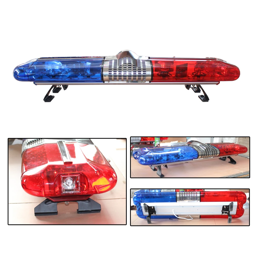 1200mm 47" Inch Blue Used Police Rotate Light Bar For Sale Buy Used