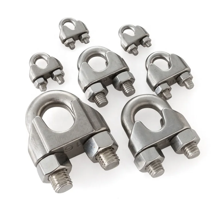 5/8" Type 316, Stainless Steel Cast Wire Rope Clip