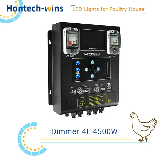 poultry led lights dimmer 220V led programmable dimmer 1200W 3600W /4500W digital switch dimmer controller