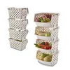 Home kitchen living room plastic storage baskets for toys