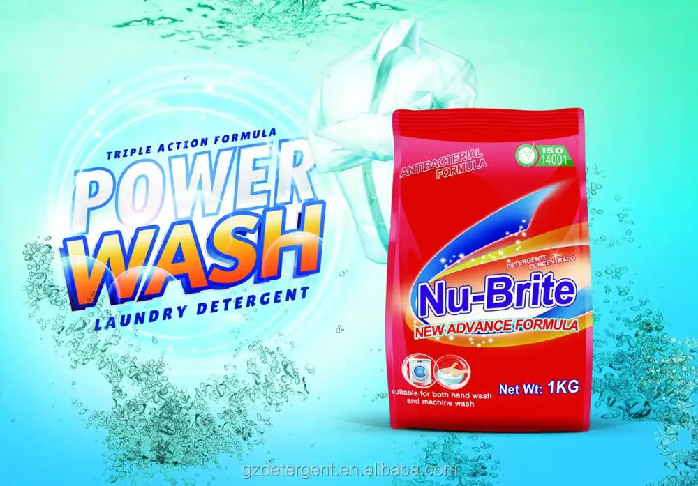 1kg Chemical Formula Of Bulk Laundry Detergent Washing Powder For Saudi