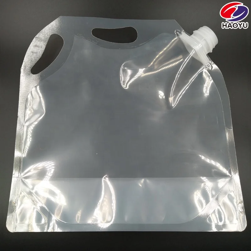 1 Gallon Foldable Plastic Stand Up Spout Pouch Bags For Milk,Yoghurt ...