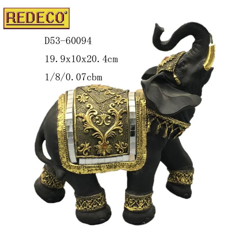 elephant gatling resin statue