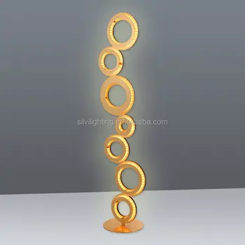 modern gold floor lamp