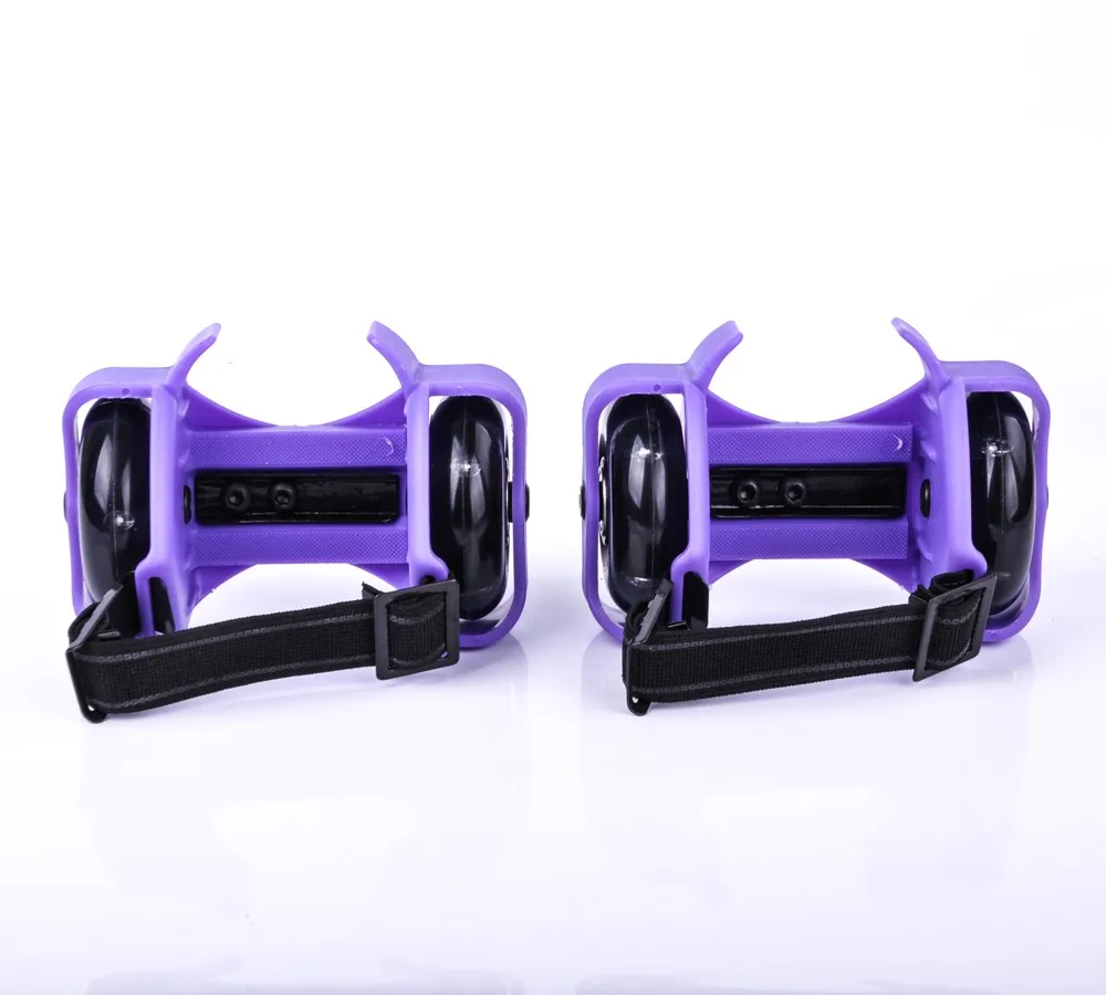Plastic Heel Glider Pu Wheels Street Road Glider Flashing Roller Skate