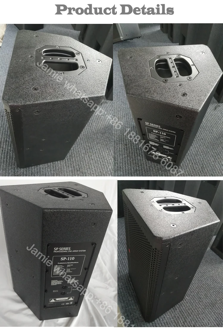 10inch Full Range Passive Wooden Speaker 8 Ohm Impedance For Dj Box