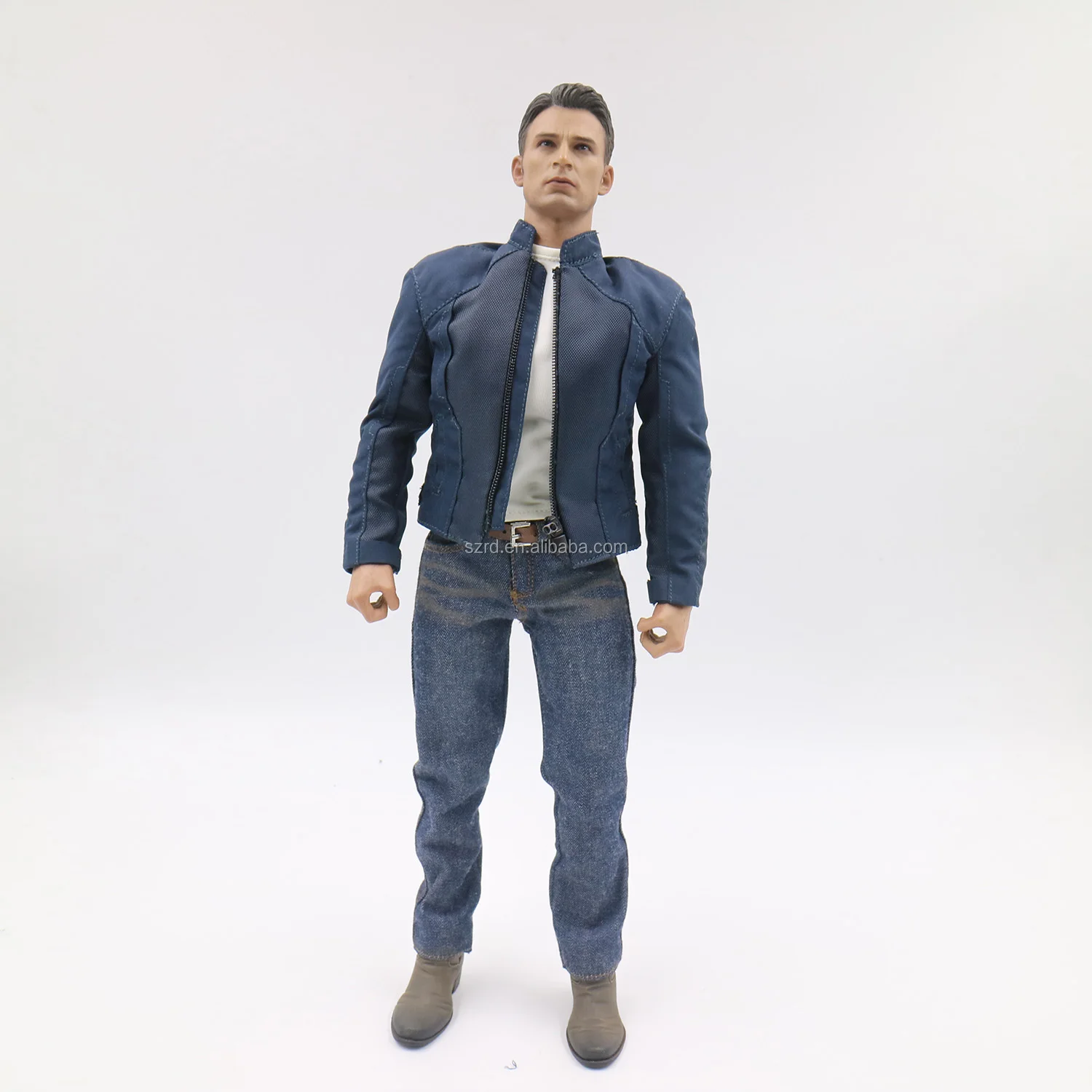 Customized 1:6 Figure Male Body Model Action Figure With Fabric Clothes ...
