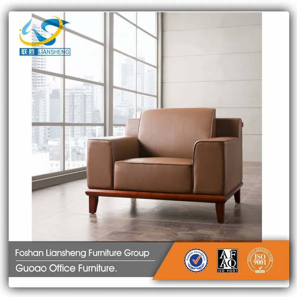 Modern 5 Seater Leather Sofa Set New Style Teak Wood A522 Modern 5 Seater Leather Sofa Set New Style Teak Wood A522