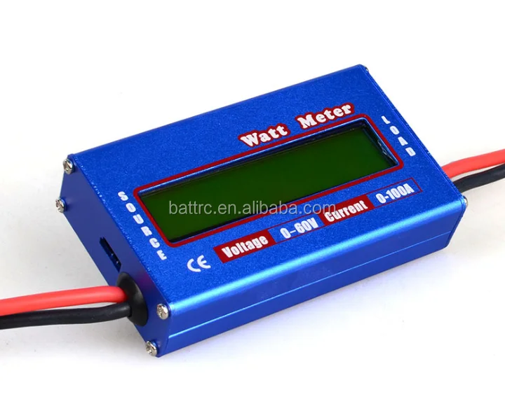 Details about   RC Boat Heli Watt Meter Digital LCD Display DC 60V 100A Balance Voltage Battery 