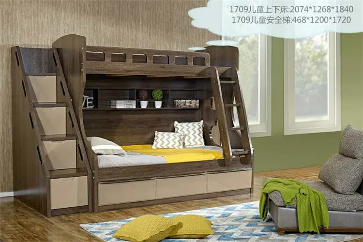 kids single bed with slide