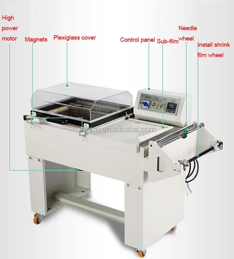 Multifunctional Pvc Film Thermo Shrink Packing Machine/automatic Food