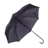 Auto open bending handle straight umbrella