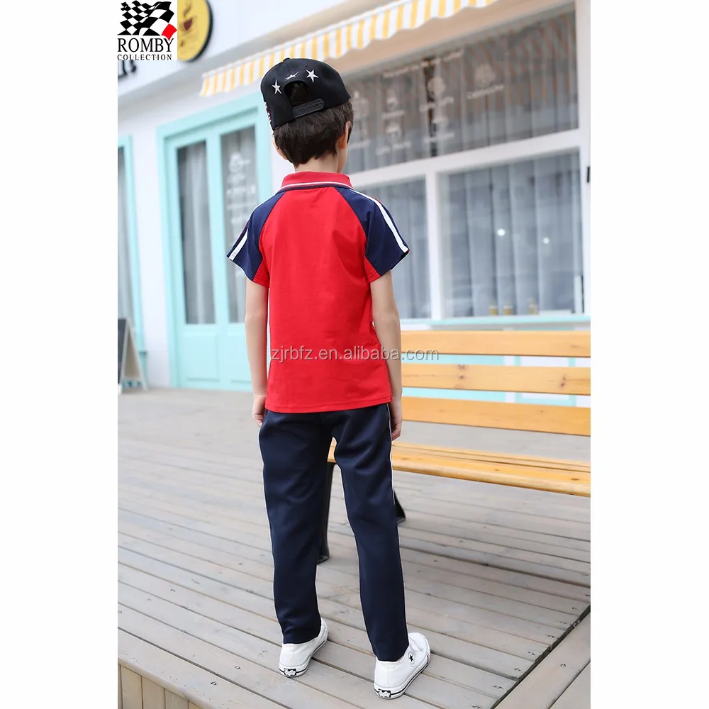 Cina Produttore di Abbigliamento Sportivo Bambini Vestiti Dei Bambini All ingrosso Scuola Primaria Disegni Uniformi