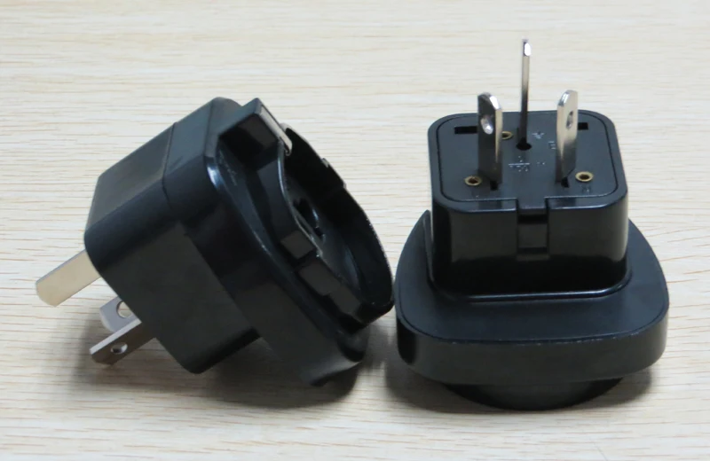 Eu To Au Plug Adapter 3 Flat Pin Au Power Socket Plug Eu Ac Power Plug ...