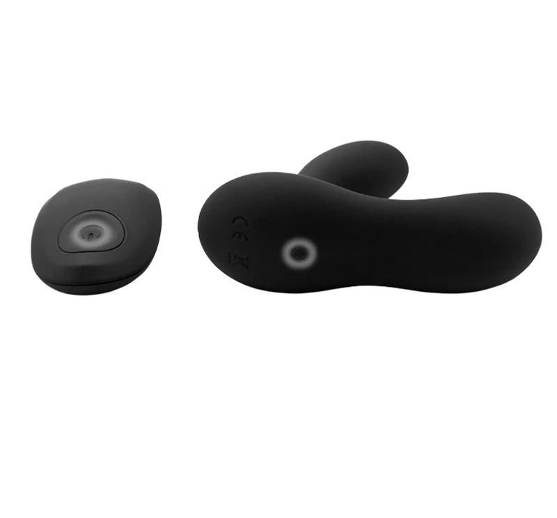 Medical Grade Silicone Testicles Prostate Massage Male / female Anal Plug Vibrate Massager with Remote Control