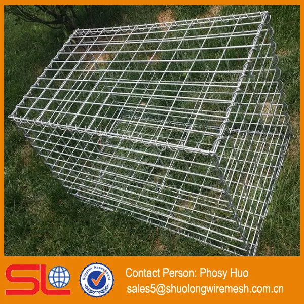 Factory Supply  Welded Gabion  Basket Wire Basket For Stone 