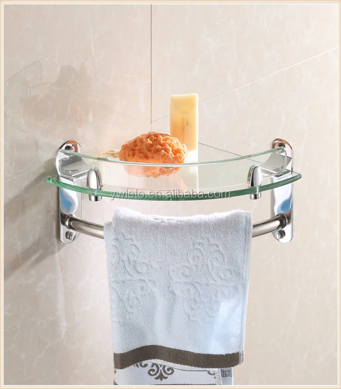 Hot Products Bathroom Accessories Cheap Glass Bathroom Shelf Buy