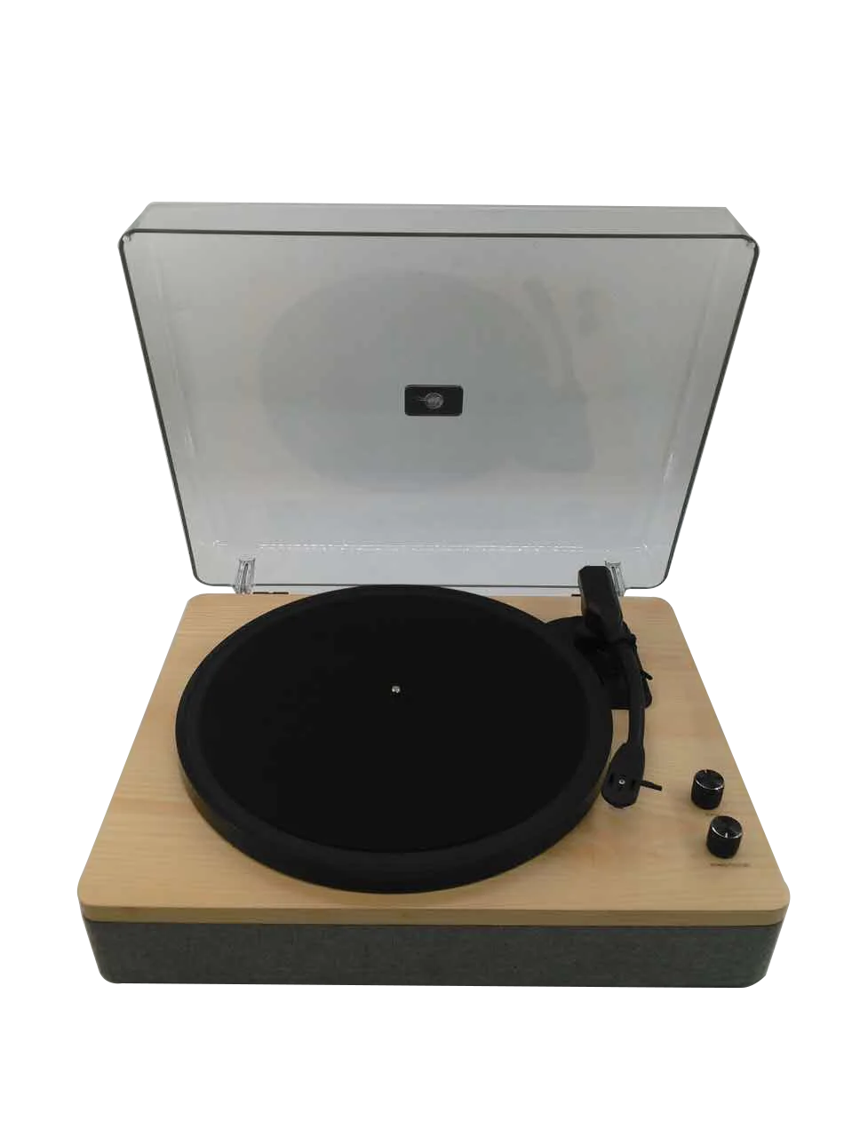 Customized Color Portable Builtin Loud Speaker Turntable Vinyl Record