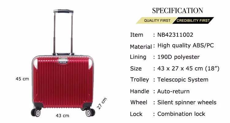 Best Selling Standard Cabin Size Trolley Case Luggage - Buy Trolley ...
