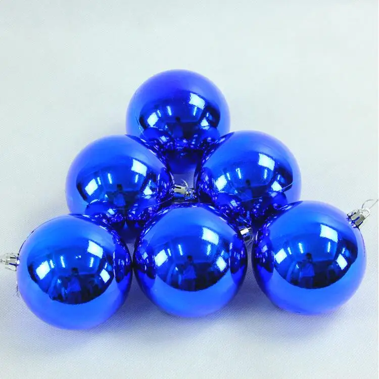 Colored Shatterproof Tree Hang Balls Decor Wholesale Clear Plastic