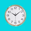 12 inch electroplate frame customized wall clock
