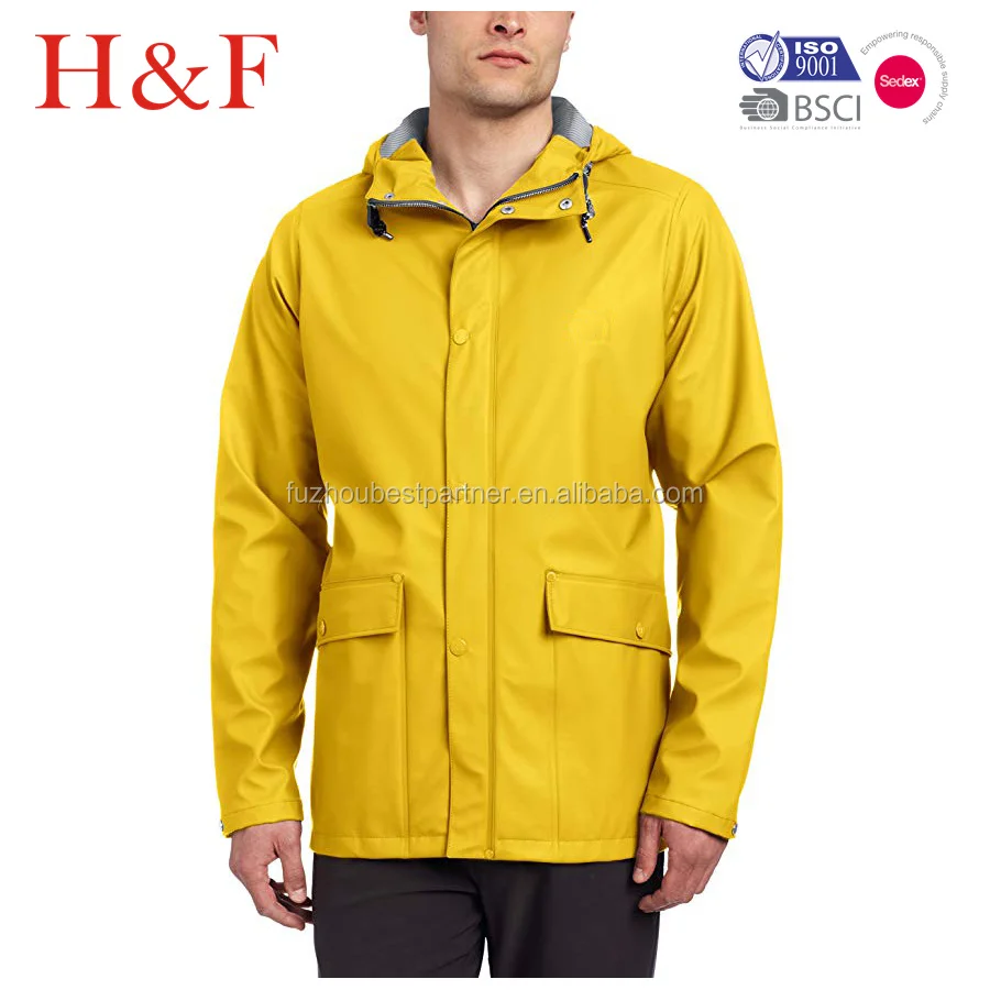 pu rain jacket