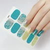 OEM Custom Korea Flower Self adhesive 3D Nail Art Wraps Finger Decoration Decal Sticker