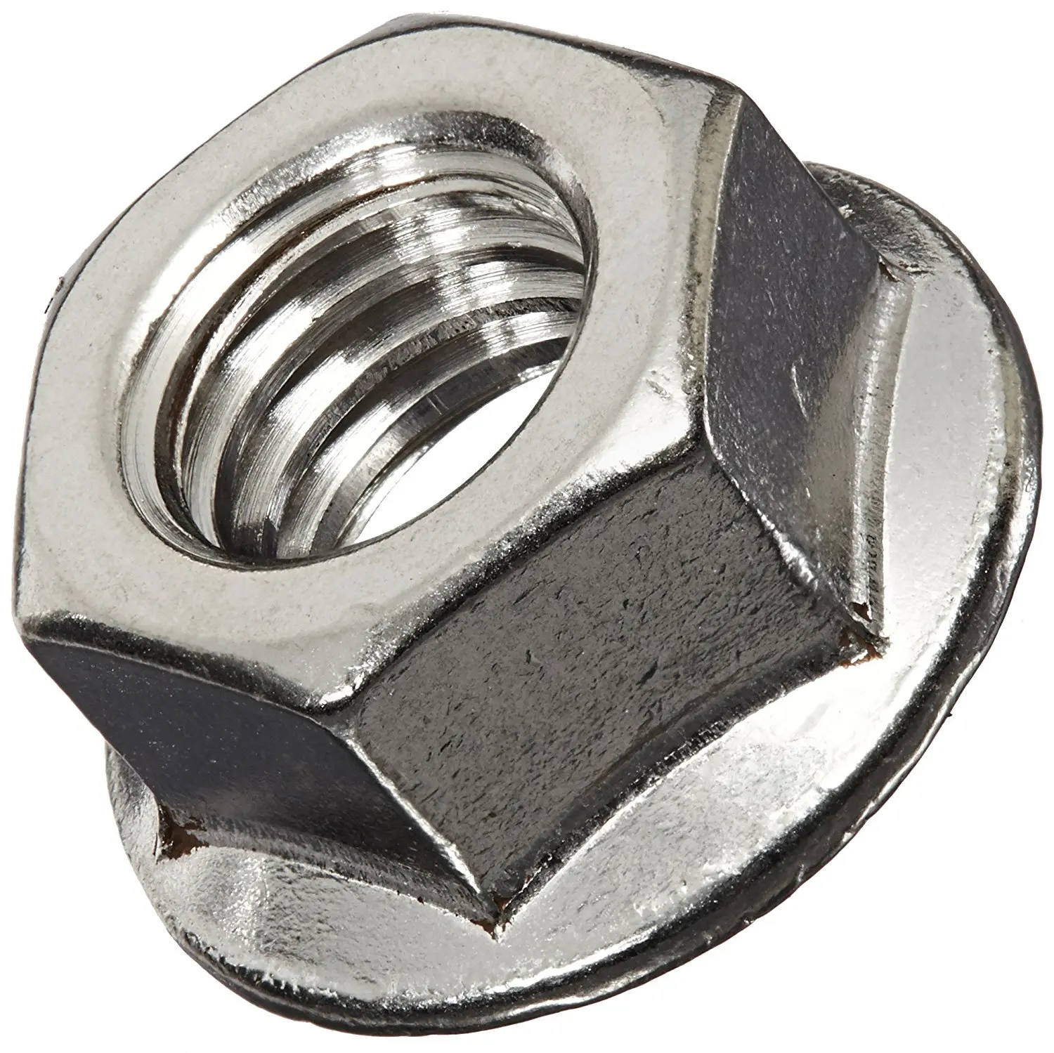 5 16 18 Stainless Steel Serrated Flange Nuts 304 Stainless Flange Lock 5 16 18 Stainless Steel Serrated Flange Nuts 304 Stainless Flange Lock
