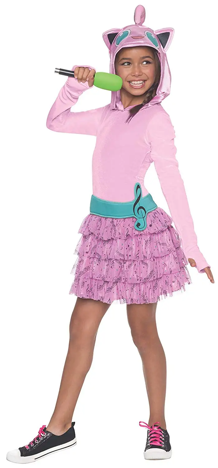 Rubie's Costume Pokemon Jigglypuff Child Hooded Costume Dress Costume, Medium