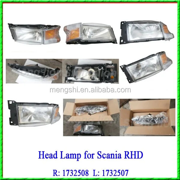 Head Lamp 1732510 1732509 for Scania Trucks - Reliable Lighting