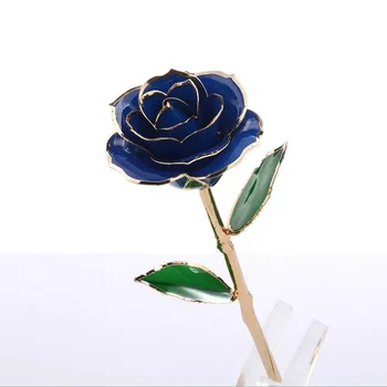 Wholesale Gilded Rose Plated Real Rose Dipped In 24k Gold Rose - Buy ...