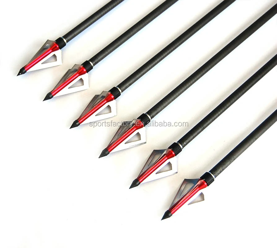 Archery Arrow Tips With 3 Blades Green Arrow Heads Arrow Points For