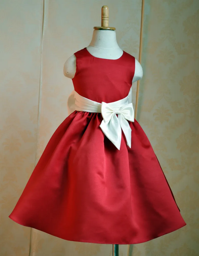 satin baby frock