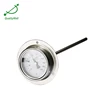 Customize chromed steel ring thermomanometers bimetal thermometer