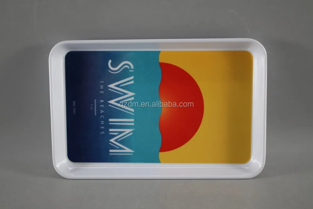 8.5" Melamine square tary , Mealmine rectangle tray