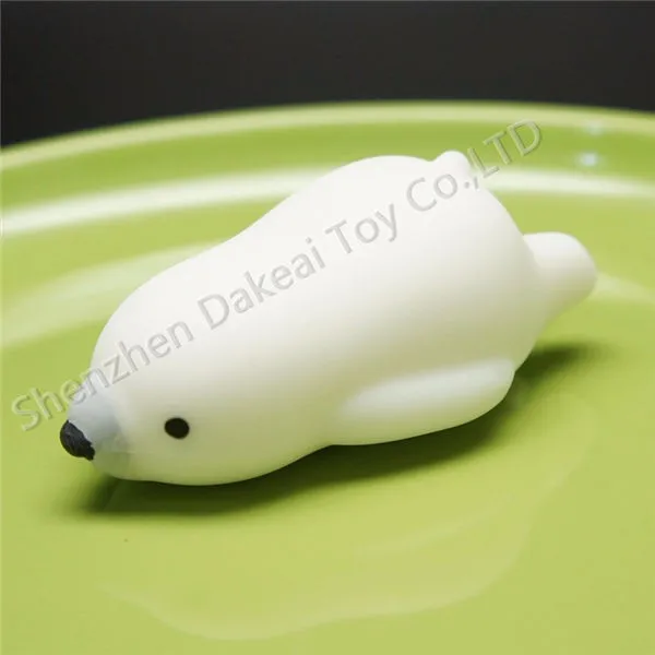 Kawaii Stretch Polar Bear Mochi Animal Squishy Squeeze Mochi Toy - Buy 