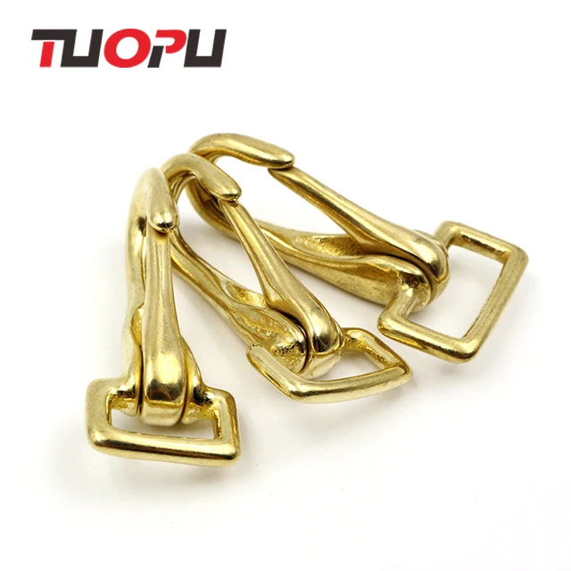 Small Swivel Brass Eye Snap Hook,Gold Trigger Swivel Spring Snap Hook Metal Carabiner Buy