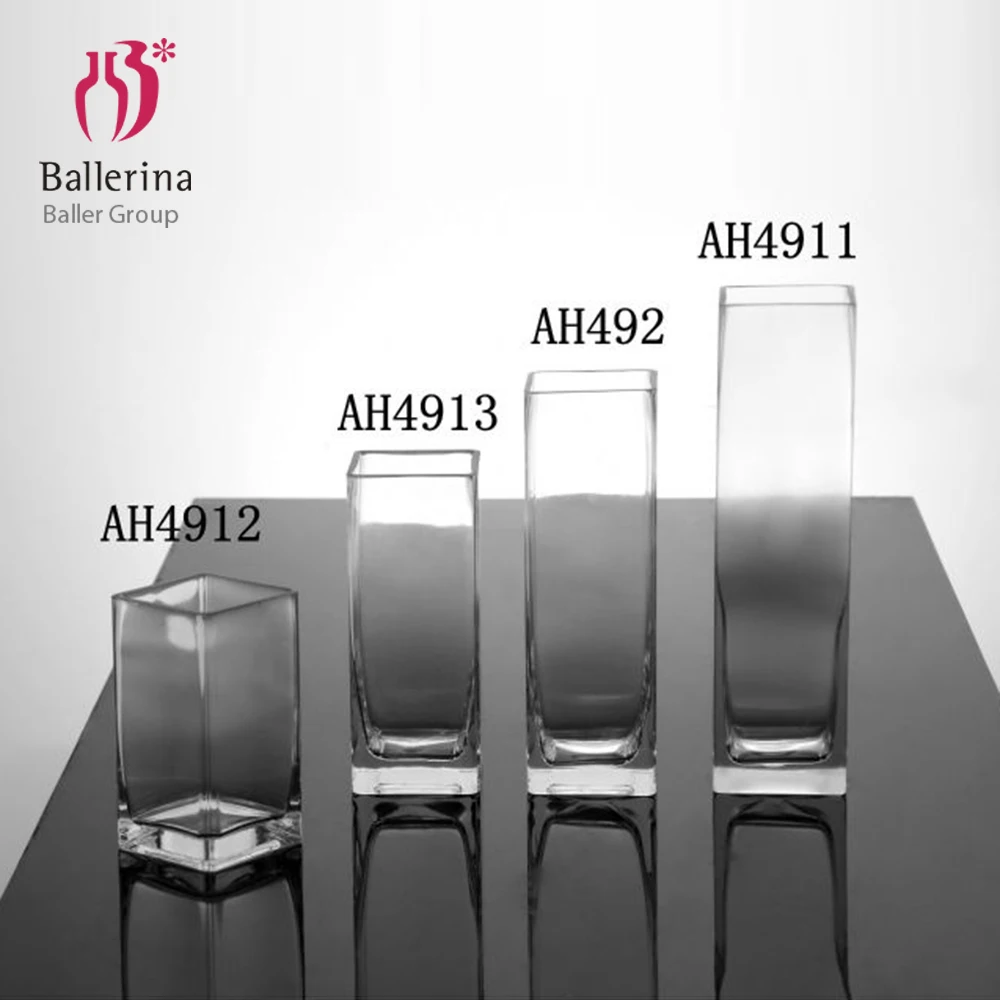 Ballerina Brand Glass Clear Vase Wholesale China High Quality