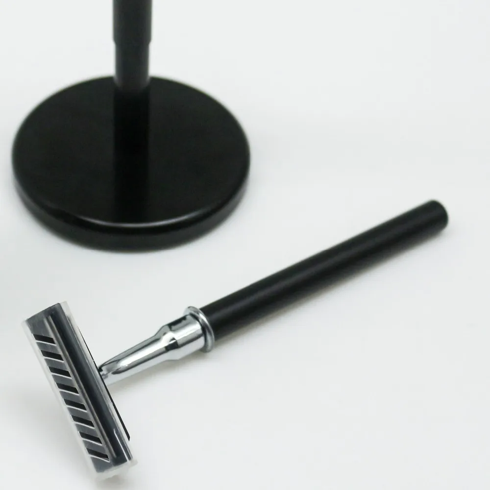 Jdk Wholesale Cheap Aluminum Alloy Handle Safety Razors Stainless Steel