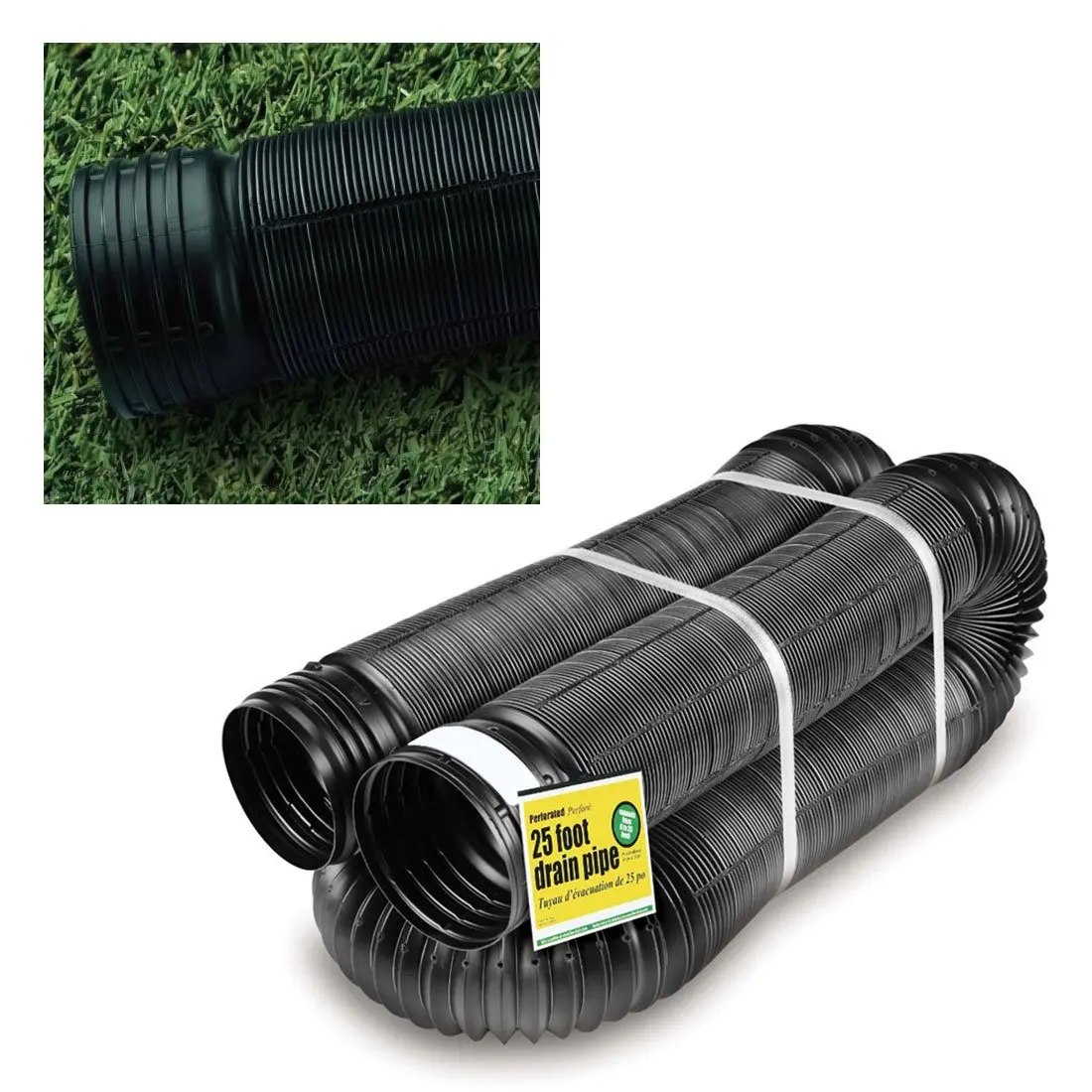 How to connect corrugated drain pipe