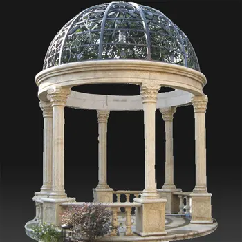 Roman Style Carved Garden Pavilion Marble Gazebo For Sale - Buy Garden ...