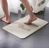 60X39cm Diatomite bath mat Quick Absorbent Instant Dry bath and shower mat