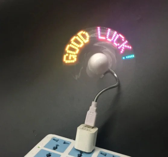 Led Program Diy Message Custom Drawing Mini Usb Fan Buy Mini Usb Fan