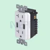 USB wall socket American US CANADA standard socket 2 gang electrical outlet with 2 USB ports US socket with usb