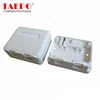 CAT5E RJ45 8P8C UTP 2 port surface mount box for keystone jack