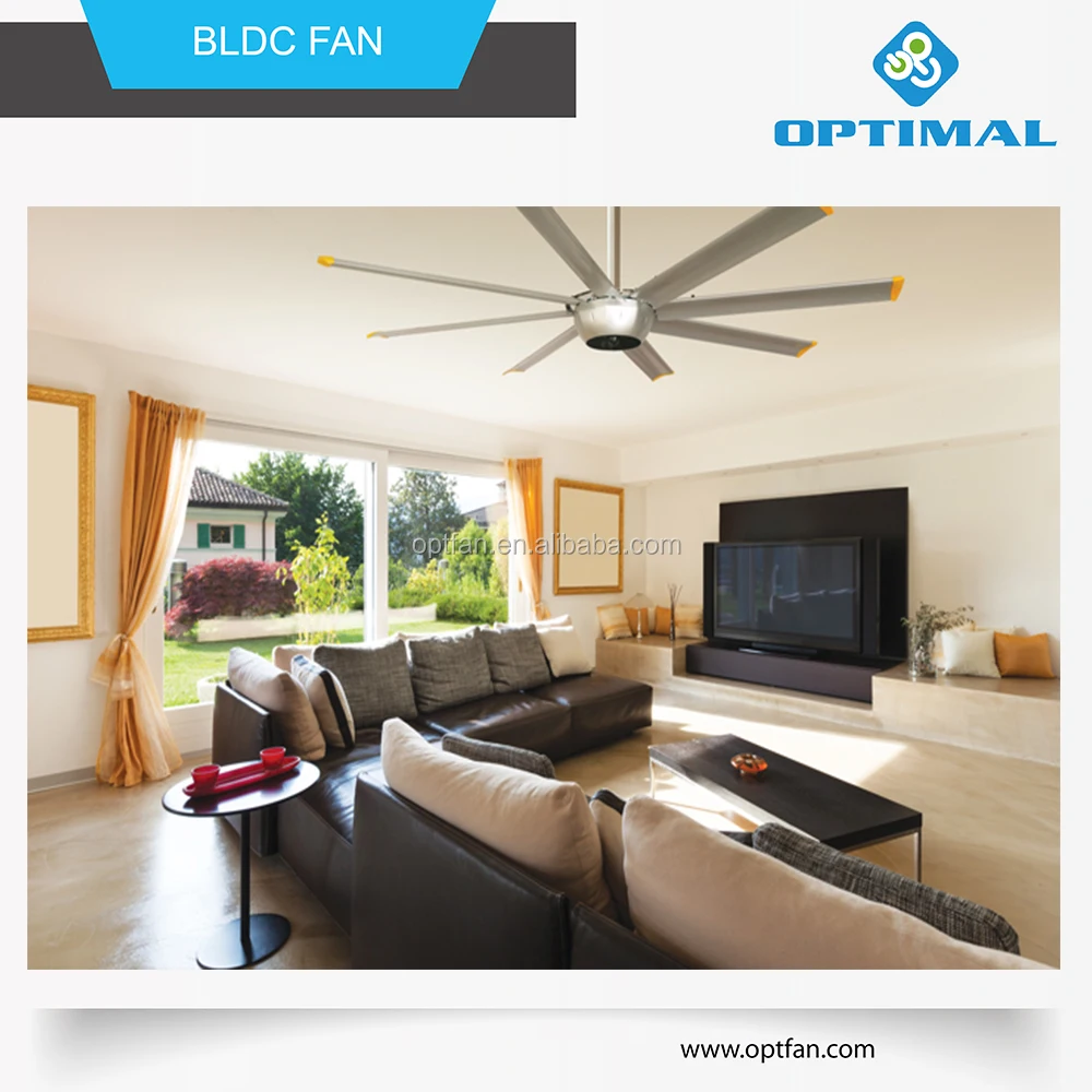Opt 8 14ft Bldc Pmsm Motor Modern Ceiling Fan View Modern Ceiling